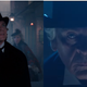 Daniel Davis, in Star Trek: The Next Generation (left) and Star Trek: Picard (right)